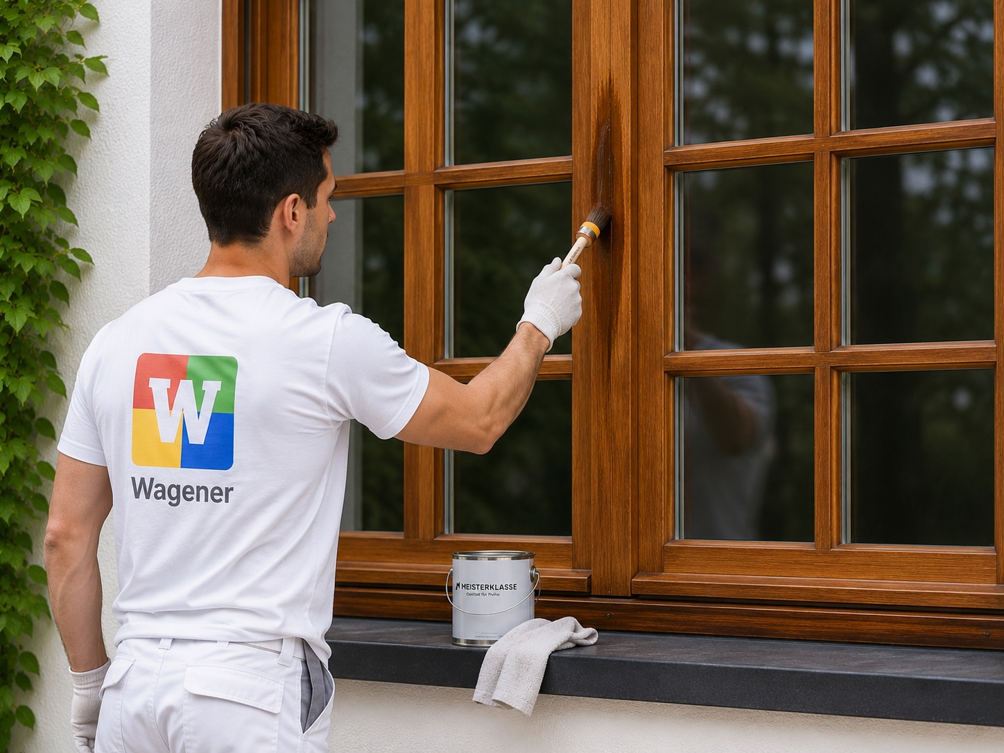 Malerbetrieb Wagener – Handwerker bei der Arbeit